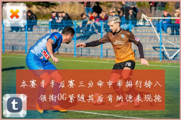 本赛季季后赛三分命中率排行榜八村塁领衔OG紧随其后肯纳德表现抢眼